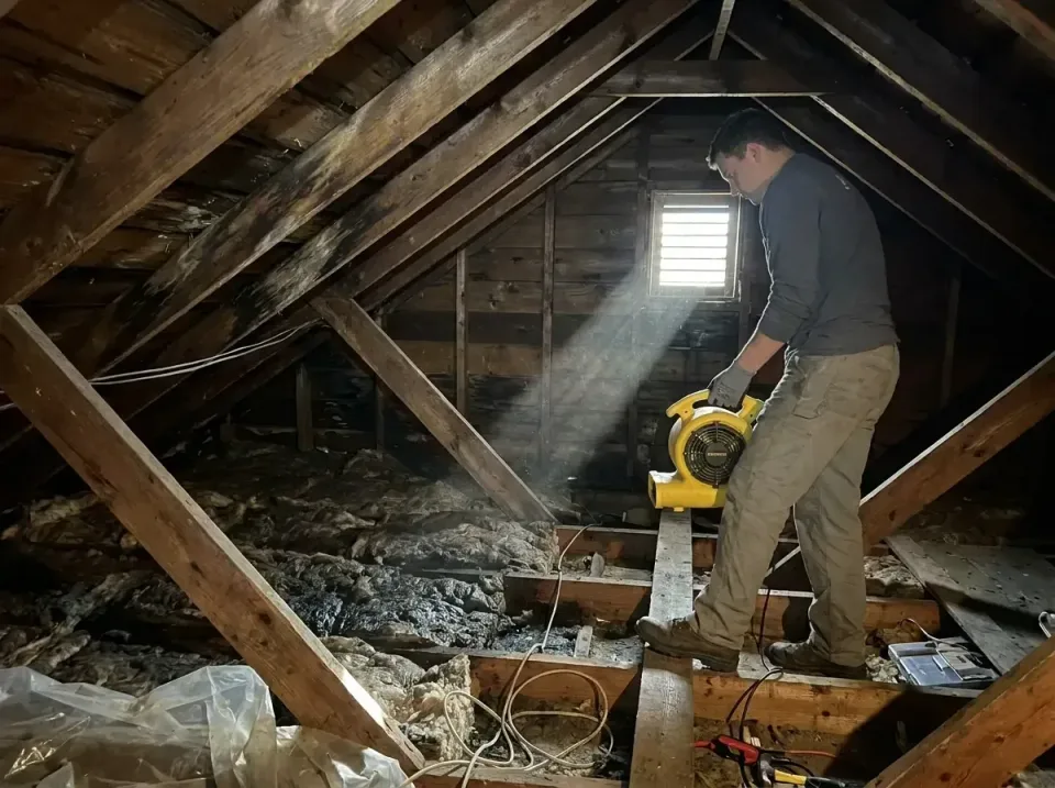 attic-water-damage-drying-proc-007 — frequently asked questions, Emergency Water Extraction & 24/7 Flood Response in Larkfie…